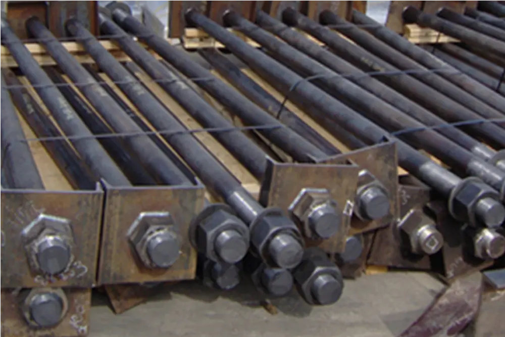 Heavy-duty foundation bolt for industrial construction and structural anchor